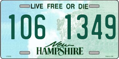 NH license plate 1061349
