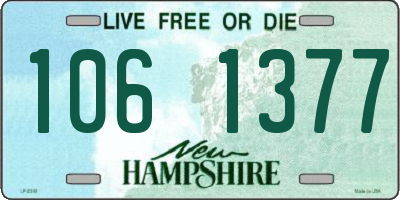 NH license plate 1061377