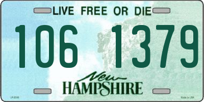 NH license plate 1061379