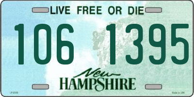 NH license plate 1061395