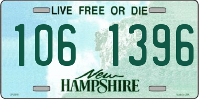 NH license plate 1061396