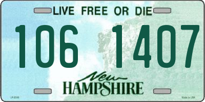 NH license plate 1061407