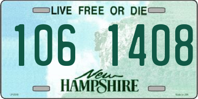 NH license plate 1061408
