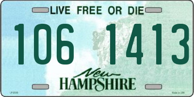 NH license plate 1061413
