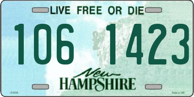 NH license plate 1061423