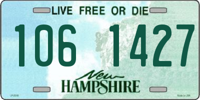 NH license plate 1061427