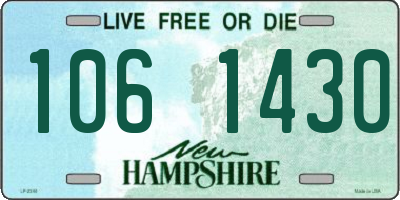 NH license plate 1061430