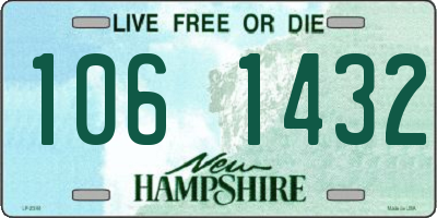 NH license plate 1061432