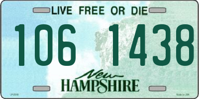 NH license plate 1061438