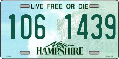 NH license plate 1061439