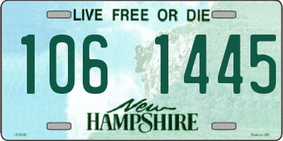 NH license plate 1061445