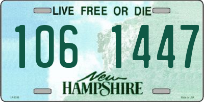 NH license plate 1061447