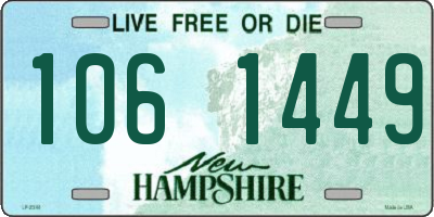 NH license plate 1061449