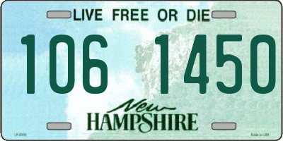NH license plate 1061450