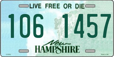 NH license plate 1061457