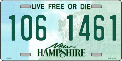NH license plate 1061461