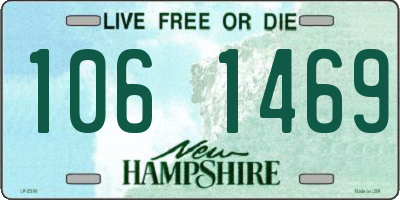 NH license plate 1061469