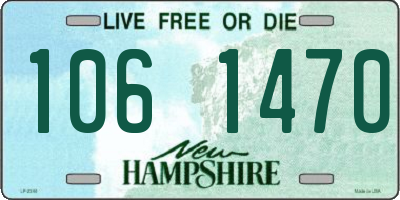NH license plate 1061470