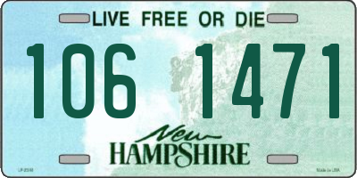 NH license plate 1061471