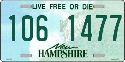 NH license plate 1061477