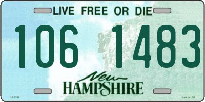 NH license plate 1061483