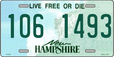 NH license plate 1061493