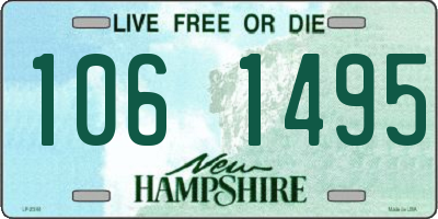 NH license plate 1061495