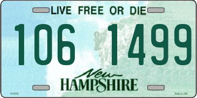 NH license plate 1061499