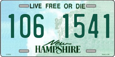 NH license plate 1061541