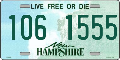 NH license plate 1061555