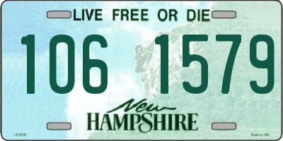 NH license plate 1061579