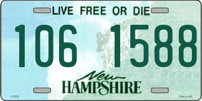 NH license plate 1061588