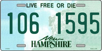 NH license plate 1061595