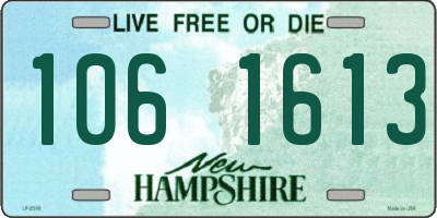 NH license plate 1061613
