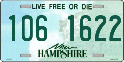 NH license plate 1061622