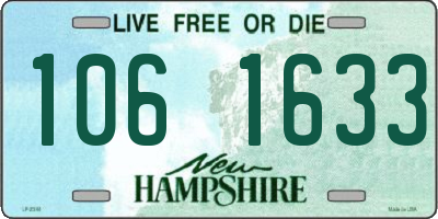 NH license plate 1061633