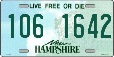 NH license plate 1061642