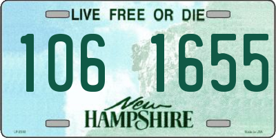 NH license plate 1061655