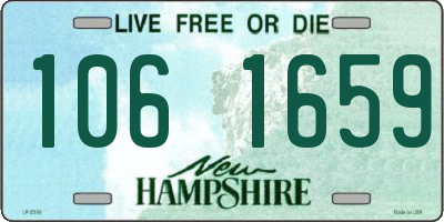 NH license plate 1061659