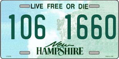 NH license plate 1061660