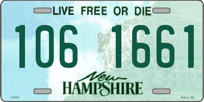 NH license plate 1061661