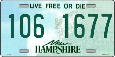 NH license plate 1061677