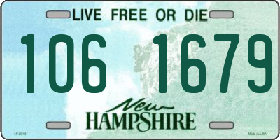 NH license plate 1061679