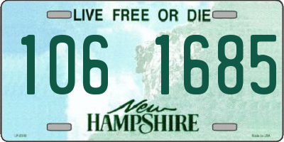NH license plate 1061685