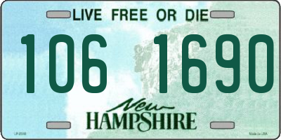 NH license plate 1061690