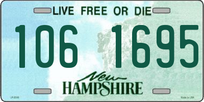 NH license plate 1061695