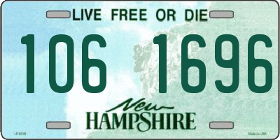 NH license plate 1061696