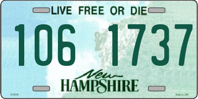 NH license plate 1061737