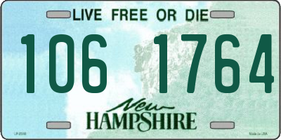 NH license plate 1061764