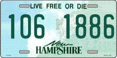 NH license plate 1061886